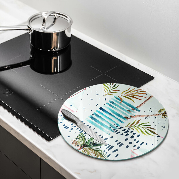 Üveg vágódeszka Ünnepi illusztrációk