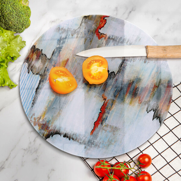 Üveg vágódeszka Absztrakciós festékek