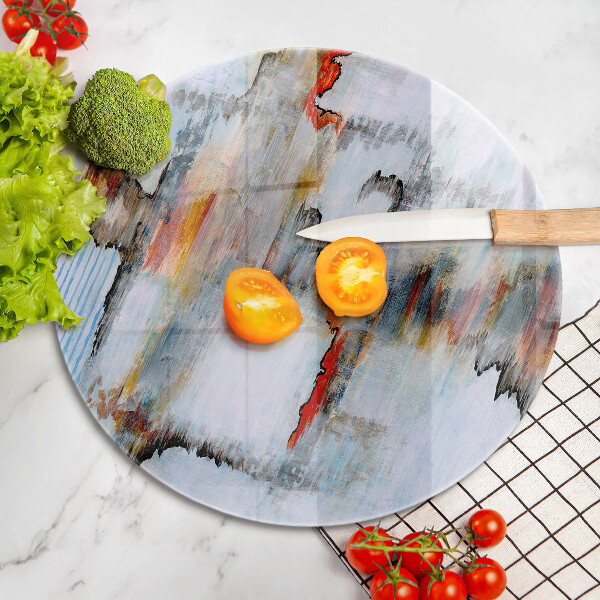 Üveg vágódeszka Absztrakciós festékek