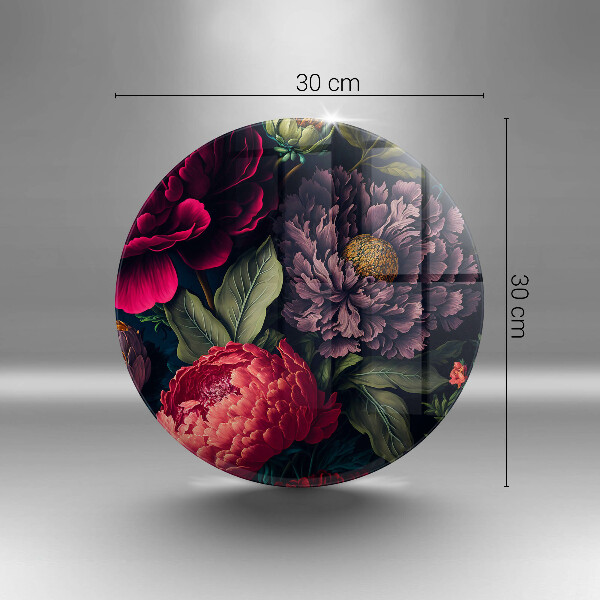 Üveg vágódeszka Gyönyörű virágok