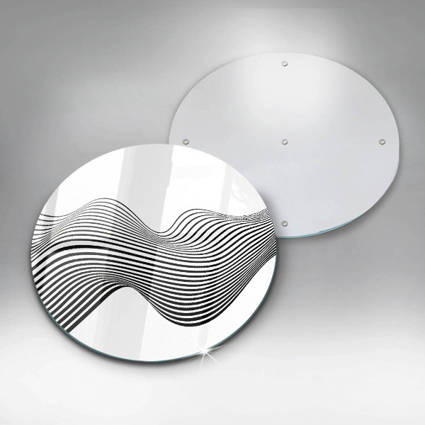 Üveg vágódeszka Lineáris absztrakció