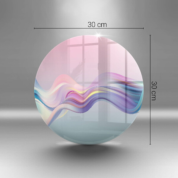 Üveg vágódeszka Pasztell absztrakció