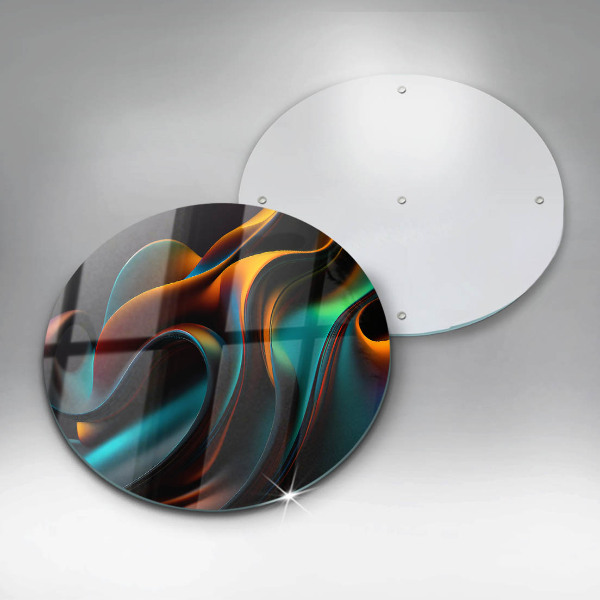 Üveg vágódeszka Színes absztrakció