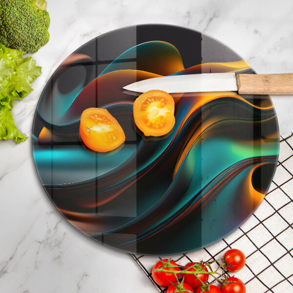 Üveg vágódeszka Színes absztrakció