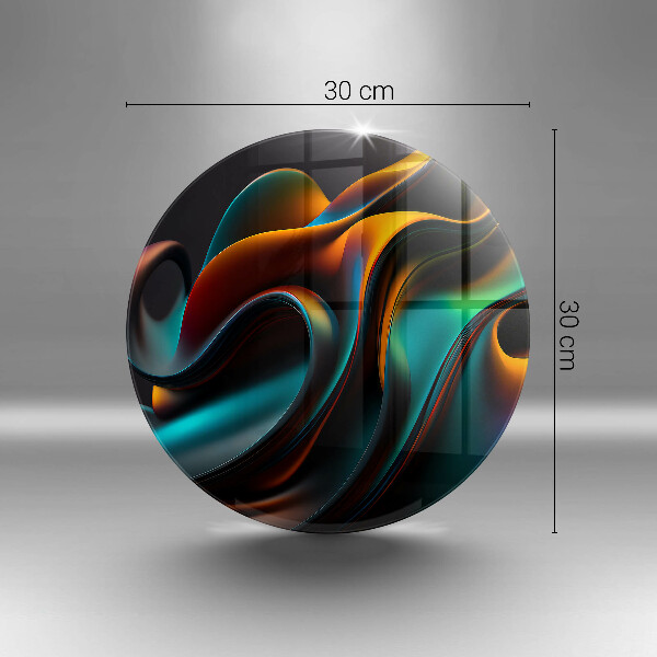 Üveg vágódeszka Színes absztrakció