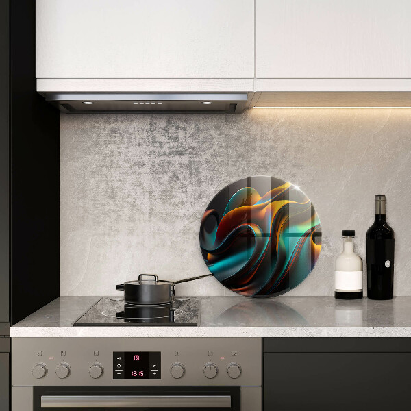 Üveg vágódeszka Színes absztrakció