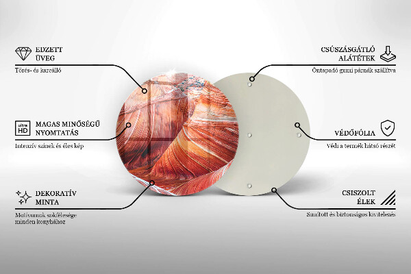 Üveg vágódeszka Grand Canyon