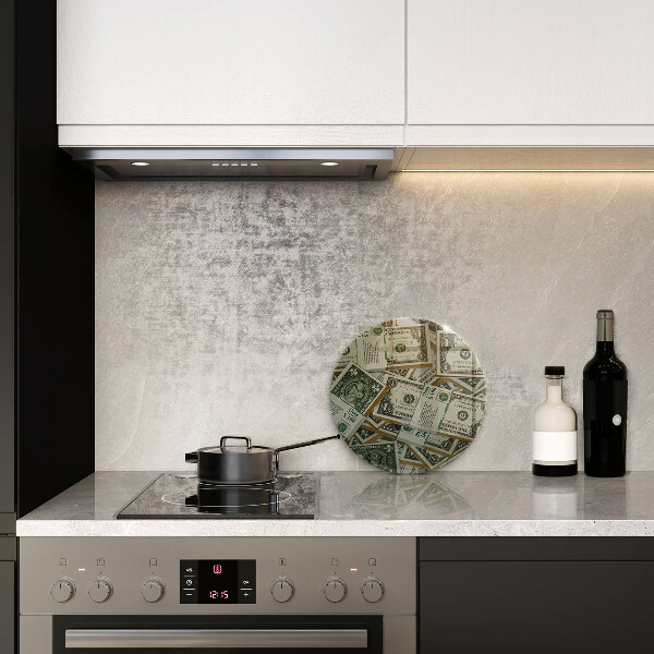 Üveg vágódeszka Pénz dollár