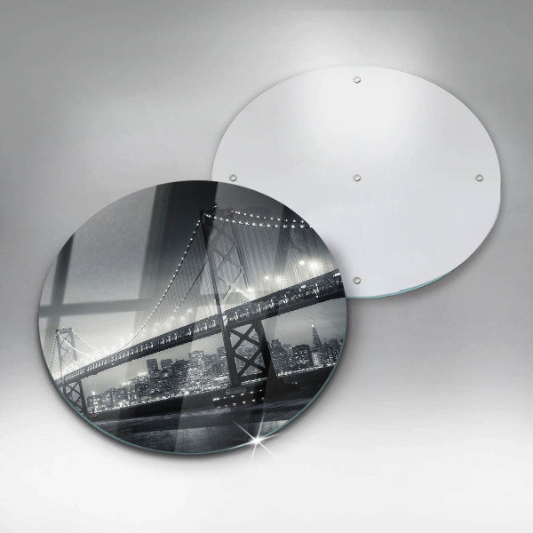 Üveg vágódeszka Benjamin Franklin híd