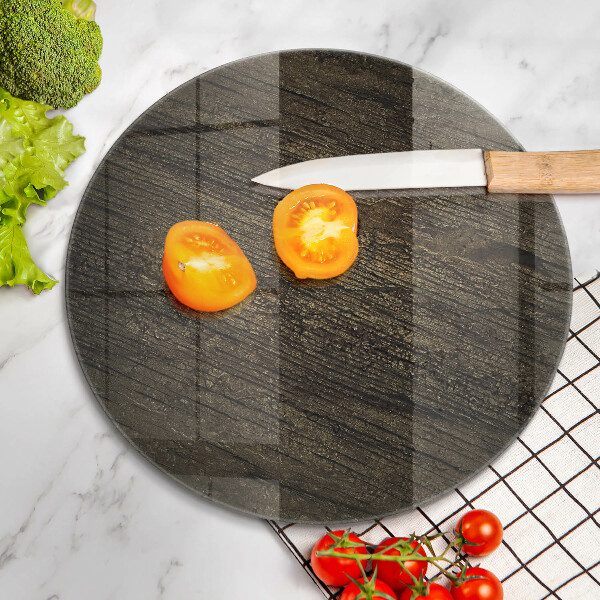 Üveg vágódeszka Fa kéreg textúra