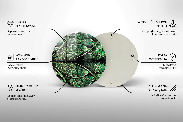 Üveg vágódeszka A levélér szerkezete