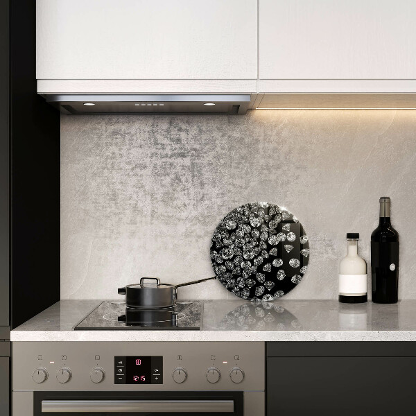 Üveg vágódeszka Gyémántok gyémántok