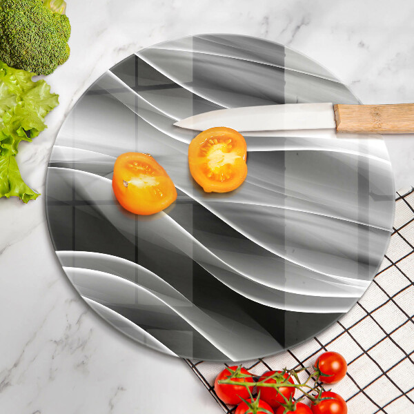 Üveg vágódeszka Absztrakt füstvonalak