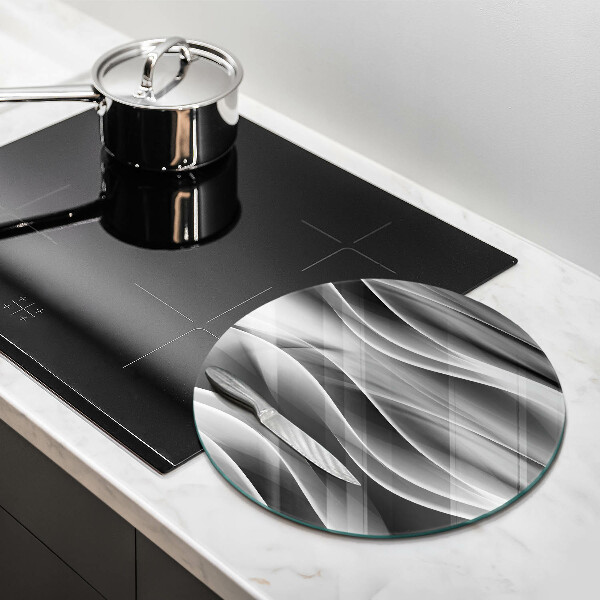 Üveg vágódeszka Absztrakt füstvonalak