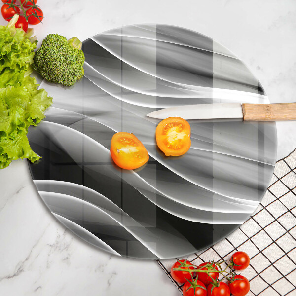 Üveg vágódeszka Absztrakt füstvonalak