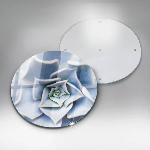 Üveg vágódeszka Virágos növény