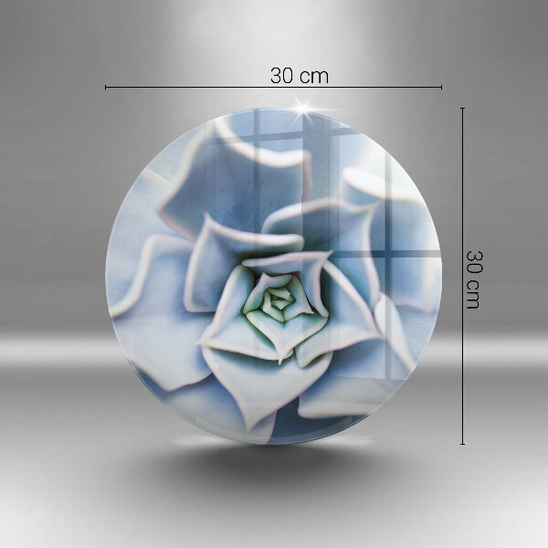 Üveg vágódeszka Virágos növény