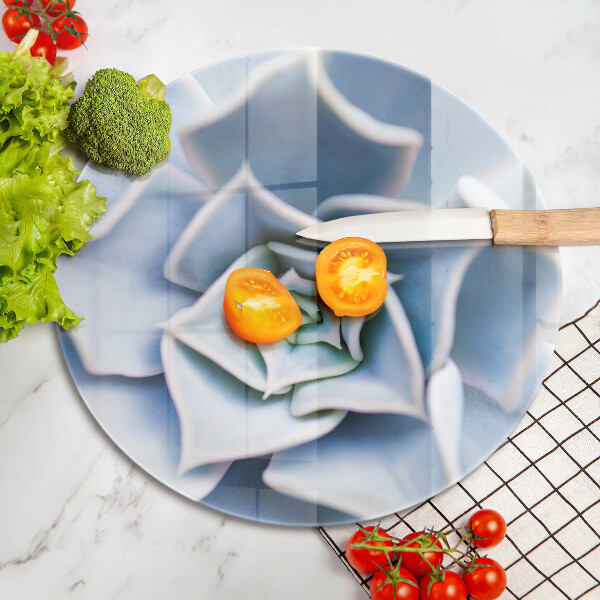 Üveg vágódeszka Virágos növény