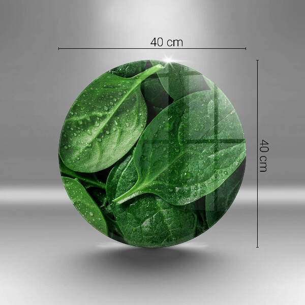 Üveg vágódeszka Bazsalikom