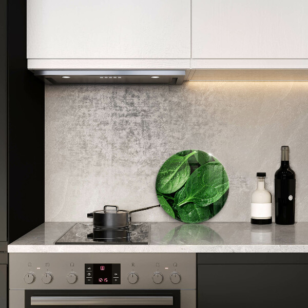 Üveg vágódeszka Bazsalikom