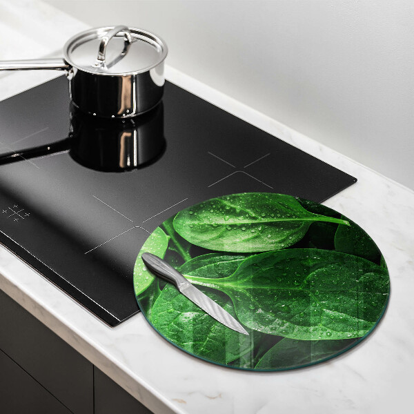 Üveg vágódeszka Bazsalikom