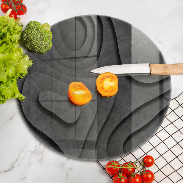 Üveg vágódeszka 3D kő formák