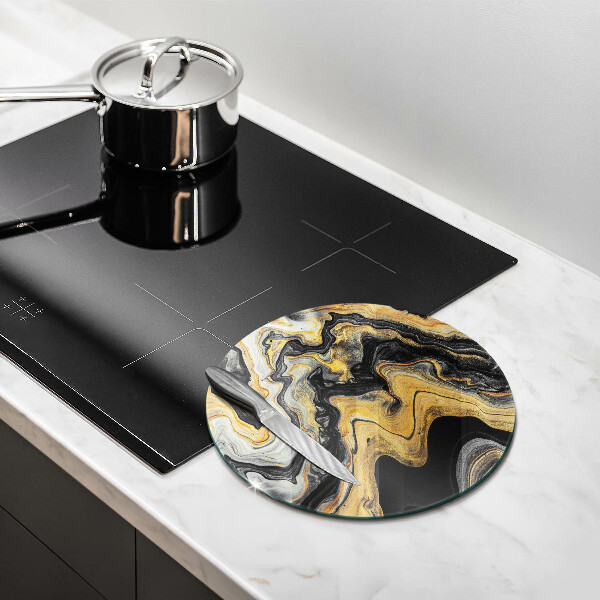 Üveg vágódeszka Absztrakt szerkezet