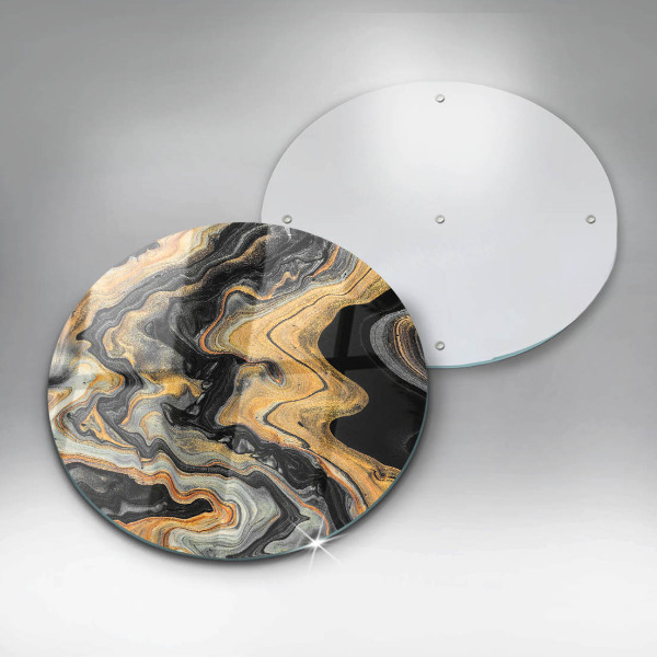 Üveg vágódeszka Absztrakt szerkezet