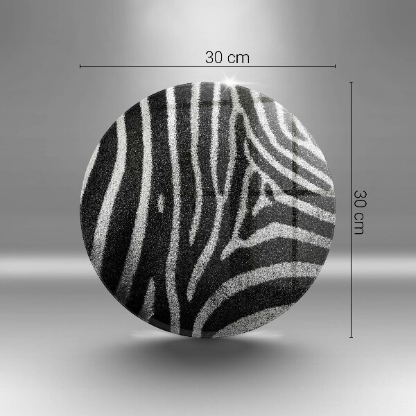 Üveg vágódeszka Zebra csíkok