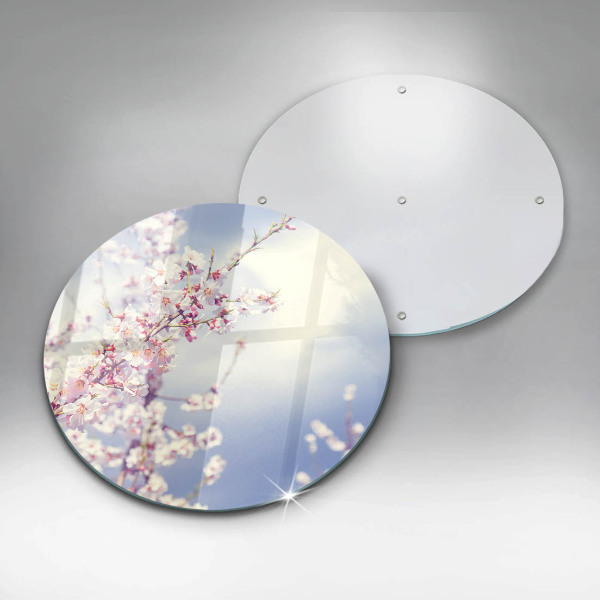 Üveg vágódeszka Virágzó fa