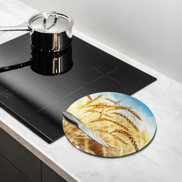 Üveg vágódeszka Kalász gabonafélék a területen