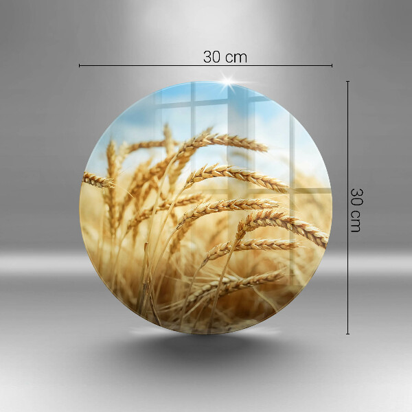 Üveg vágódeszka Kalász gabonafélék a területen