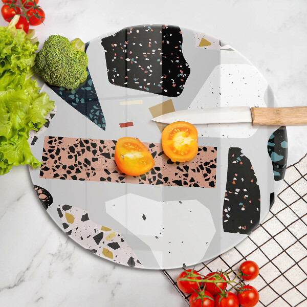 Üveg vágódeszka Kőedény