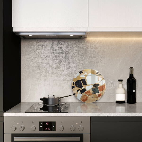 Üveg vágódeszka Dekoratív kövek lemez