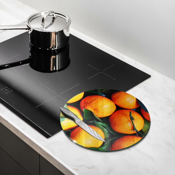 Üveg vágódeszka Narancs gyümölcs