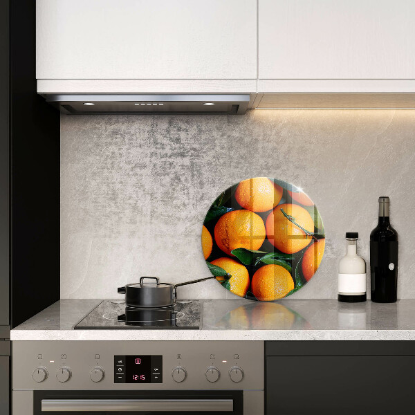 Üveg vágódeszka Narancs gyümölcs