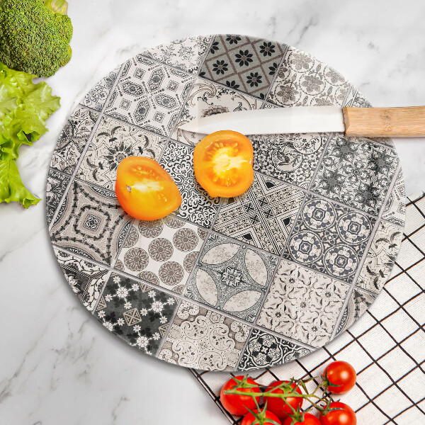 Üveg vágódeszka Dekoratív csempe