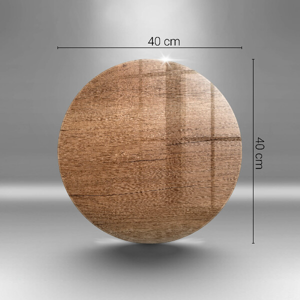 Üveg vágódeszka Fa textúra