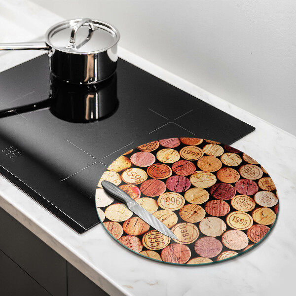 Üveg vágódeszka Bordugók minta