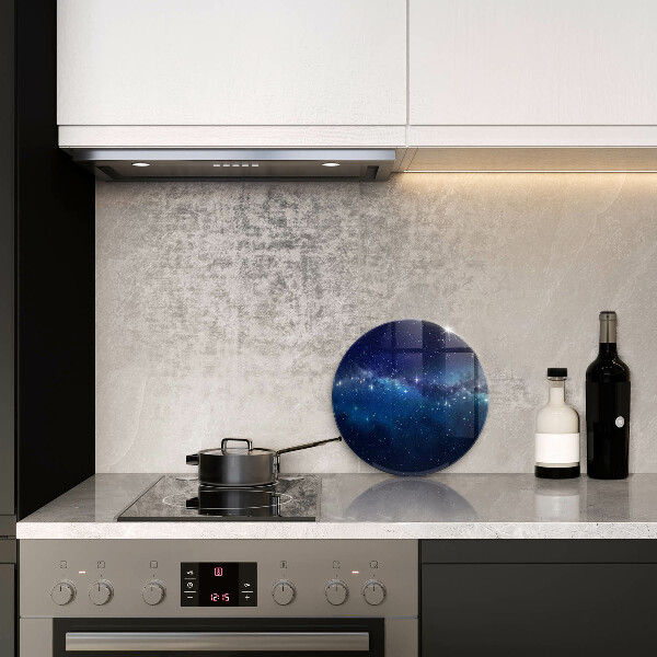 Üveg vágódeszka Tér és csillagok