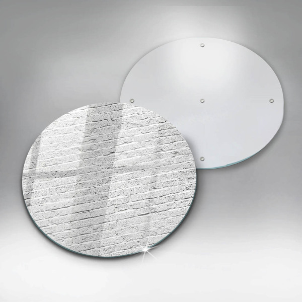 Üveg vágódeszka Téglafal fal