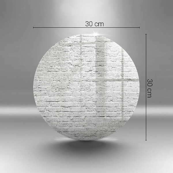 Üveg vágódeszka Téglafal fal