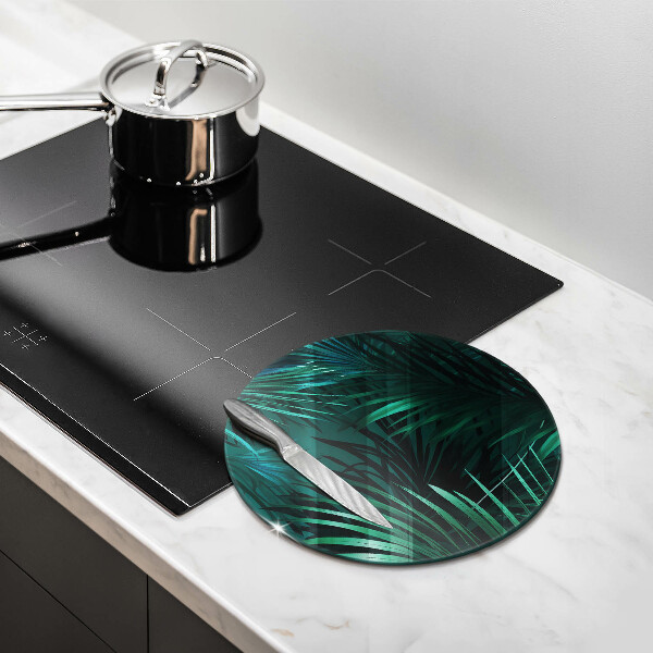 Üveg vágódeszka Vad dzsungel levelei