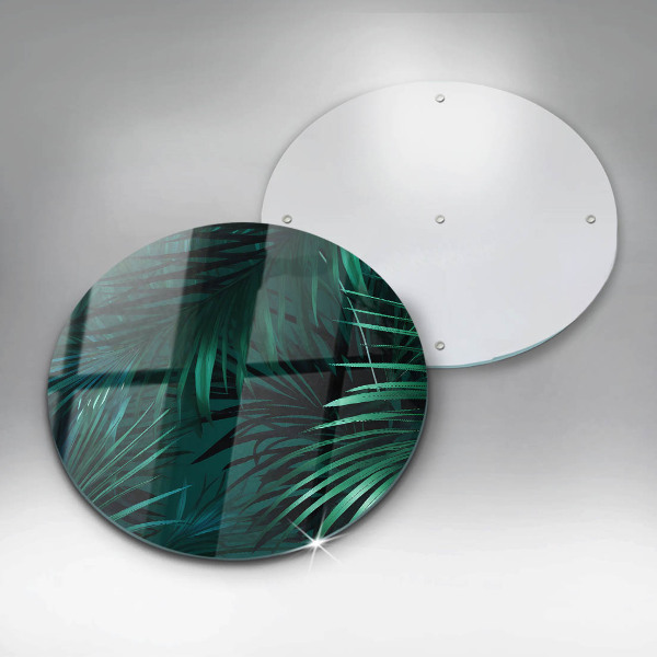 Üveg vágódeszka Vad dzsungel levelei