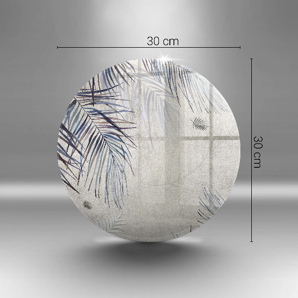 Üveg vágódeszka Finom levelek