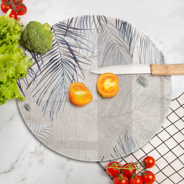 Üveg vágódeszka Finom levelek