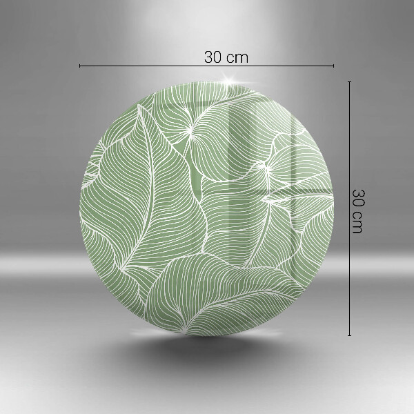 Üveg vágódeszka Lineáris levelek