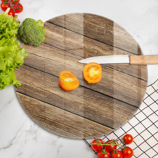 Üveg vágódeszka Fa textúra táblák