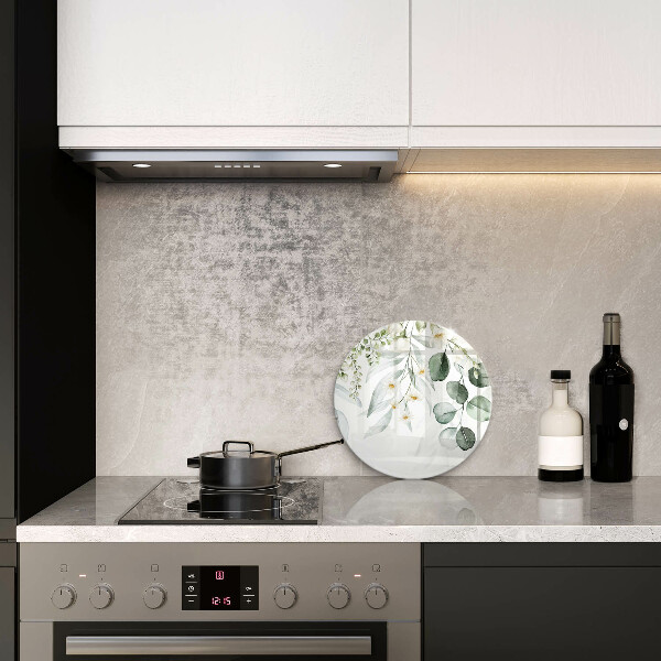 Üveg vágódeszka Akvarell növények