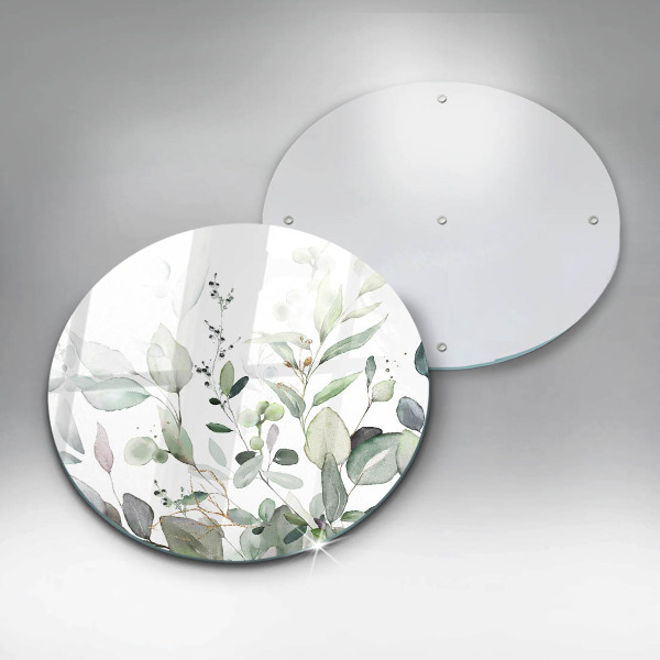 Üveg vágódeszka Akvarell növények